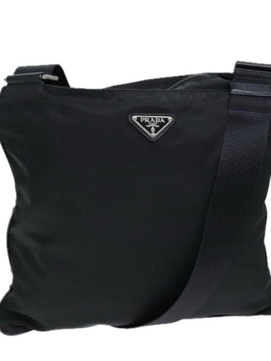 Prada Handbags - PRADA Shoulder Bag Nylon Black Auth 72842